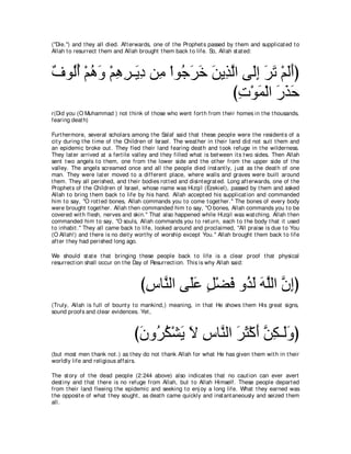 A compilation of the Abridged Tafsir Ibn Kathir Volumes 1 - 10  ( commentary of the meaning ) 