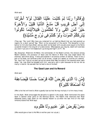 A compilation of the Abridged Tafsir Ibn Kathir Volumes 1 - 10  ( commentary of the meaning ) 