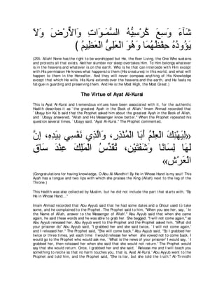 A compilation of the Abridged Tafsir Ibn Kathir Volumes 1 - 10  ( commentary of the meaning ) 