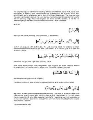 A compilation of the Abridged Tafsir Ibn Kathir Volumes 1 - 10  ( commentary of the meaning ) 