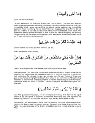 A compilation of the Abridged Tafsir Ibn Kathir Volumes 1 - 10  ( commentary of the meaning ) 