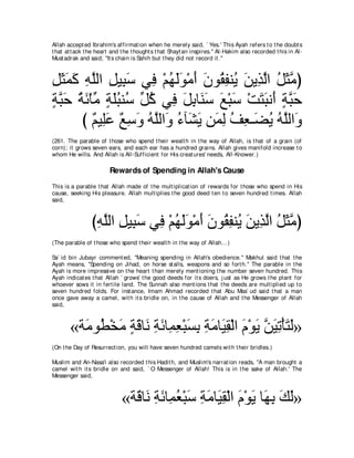 A compilation of the Abridged Tafsir Ibn Kathir Volumes 1 - 10  ( commentary of the meaning ) 