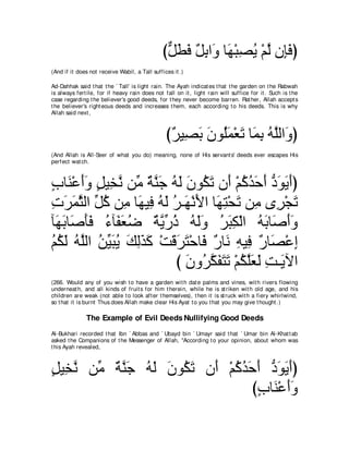 A compilation of the Abridged Tafsir Ibn Kathir Volumes 1 - 10  ( commentary of the meaning ) 