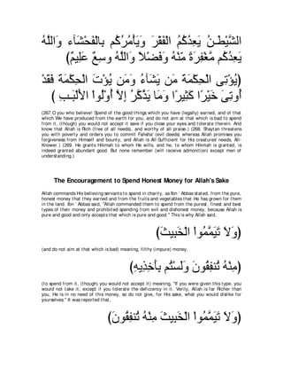 A compilation of the Abridged Tafsir Ibn Kathir Volumes 1 - 10  ( commentary of the meaning ) 