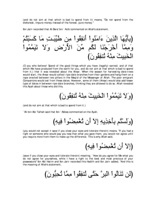A compilation of the Abridged Tafsir Ibn Kathir Volumes 1 - 10  ( commentary of the meaning ) 