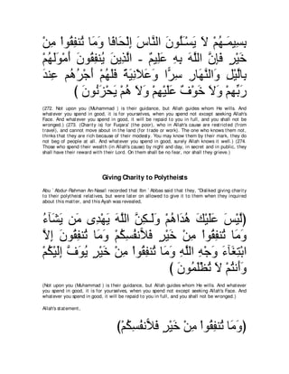 A compilation of the Abridged Tafsir Ibn Kathir Volumes 1 - 10  ( commentary of the meaning ) 