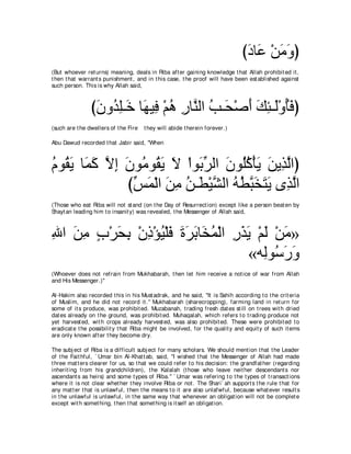 A compilation of the Abridged Tafsir Ibn Kathir Volumes 1 - 10  ( commentary of the meaning ) 