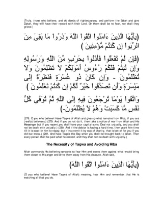 A compilation of the Abridged Tafsir Ibn Kathir Volumes 1 - 10  ( commentary of the meaning ) 