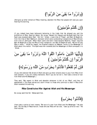 A compilation of the Abridged Tafsir Ibn Kathir Volumes 1 - 10  ( commentary of the meaning ) 