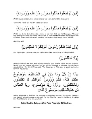 A compilation of the Abridged Tafsir Ibn Kathir Volumes 1 - 10  ( commentary of the meaning ) 