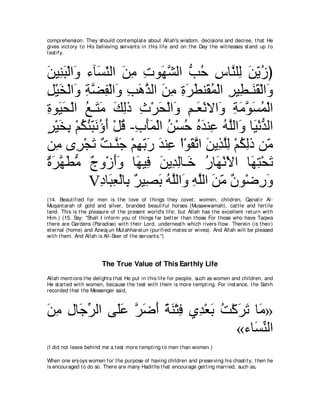 A compilation of the Abridged Tafsir Ibn Kathir Volumes 1 - 10  ( commentary of the meaning ) 