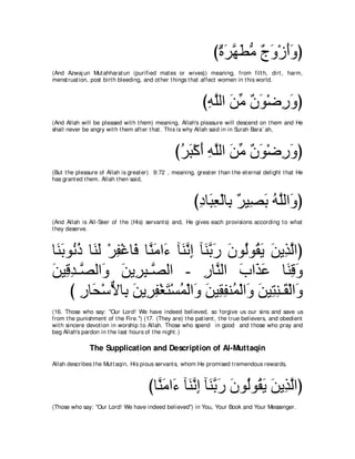 A compilation of the Abridged Tafsir Ibn Kathir Volumes 1 - 10  ( commentary of the meaning ) 