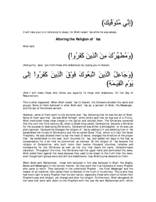 A compilation of the Abridged Tafsir Ibn Kathir Volumes 1 - 10  ( commentary of the meaning ) 