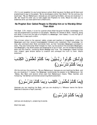 A compilation of the Abridged Tafsir Ibn Kathir Volumes 1 - 10  ( commentary of the meaning ) 