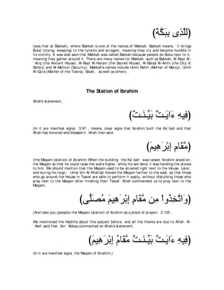 A compilation of the Abridged Tafsir Ibn Kathir Volumes 1 - 10  ( commentary of the meaning ) 