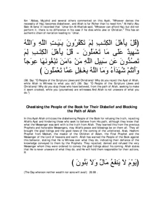 A compilation of the Abridged Tafsir Ibn Kathir Volumes 1 - 10  ( commentary of the meaning ) 