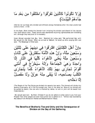 A compilation of the Abridged Tafsir Ibn Kathir Volumes 1 - 10  ( commentary of the meaning ) 