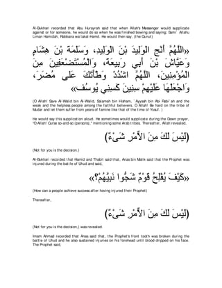 A compilation of the Abridged Tafsir Ibn Kathir Volumes 1 - 10  ( commentary of the meaning ) 