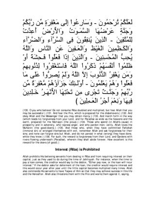 A compilation of the Abridged Tafsir Ibn Kathir Volumes 1 - 10  ( commentary of the meaning ) 