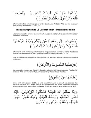 A compilation of the Abridged Tafsir Ibn Kathir Volumes 1 - 10  ( commentary of the meaning ) 