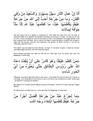 A compilation of the Abridged Tafsir Ibn Kathir Volumes 1 - 10  ( commentary of the meaning ) 