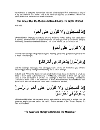 A compilation of the Abridged Tafsir Ibn Kathir Volumes 1 - 10  ( commentary of the meaning ) 