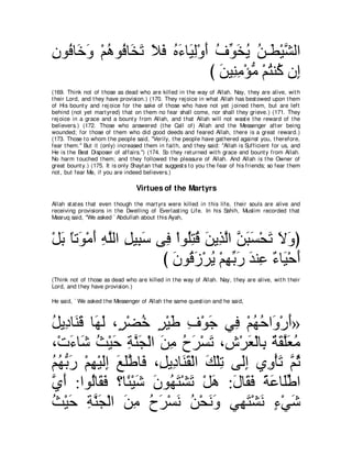 A compilation of the Abridged Tafsir Ibn Kathir Volumes 1 - 10  ( commentary of the meaning ) 