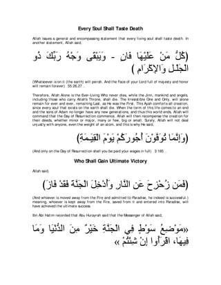 A compilation of the Abridged Tafsir Ibn Kathir Volumes 1 - 10  ( commentary of the meaning ) 