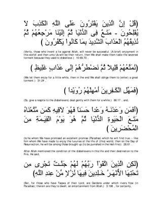 A compilation of the Abridged Tafsir Ibn Kathir Volumes 1 - 10  ( commentary of the meaning ) 