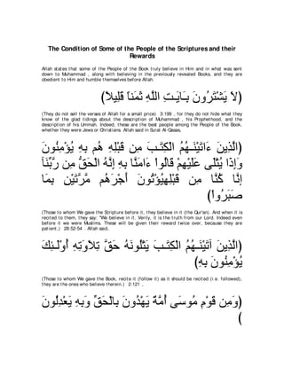 A compilation of the Abridged Tafsir Ibn Kathir Volumes 1 - 10  ( commentary of the meaning ) 