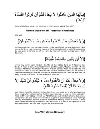 A compilation of the Abridged Tafsir Ibn Kathir Volumes 1 - 10  ( commentary of the meaning ) 