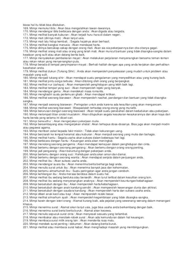Tafsiran Mimpi