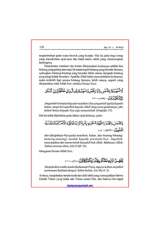 Tafsir ibnu katsir juz 13