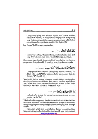 Tafsir ibnu katsir juz 13