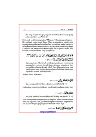 Tafsir ibnu katsir juz 13