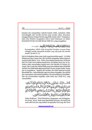 Tafsir ibnu katsir juz 13