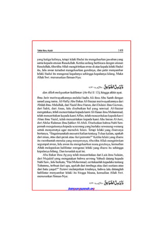 Tafsir ibnu katsir juz 13
