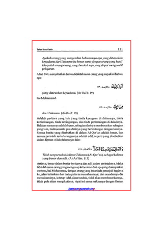 Tafsir ibnu katsir juz 13