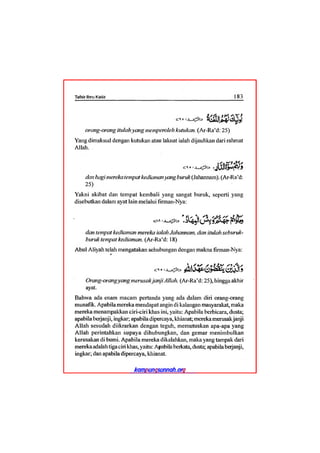 Tafsir ibnu katsir juz 13