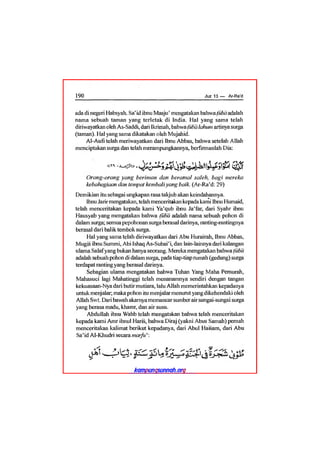 Tafsir ibnu katsir juz 13