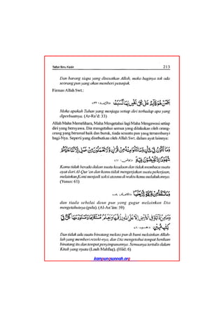 Tafsir ibnu katsir juz 13
