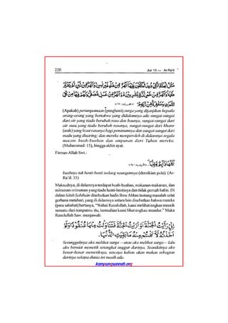 Tafsir ibnu katsir juz 13