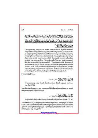 Tafsir ibnu katsir juz 13