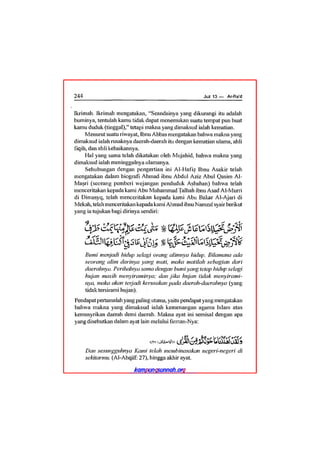 Tafsir ibnu katsir juz 13