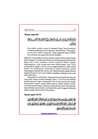 Tafsir ibnu katsir juz 13