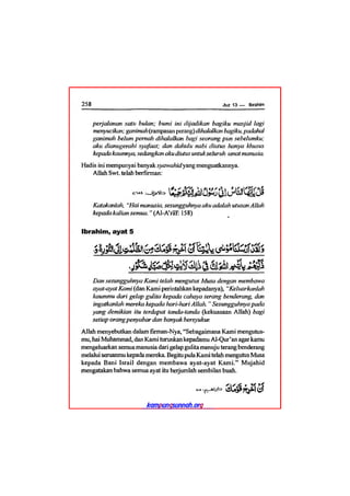 Tafsir ibnu katsir juz 13