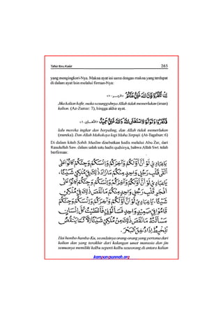 Tafsir ibnu katsir juz 13