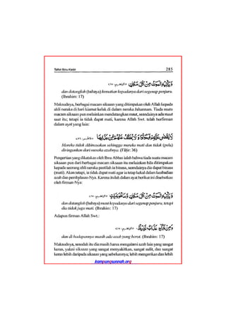 Tafsir ibnu katsir juz 13