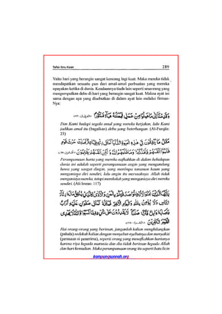 Tafsir ibnu katsir juz 13