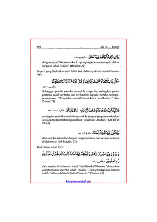 Tafsir ibnu katsir juz 13